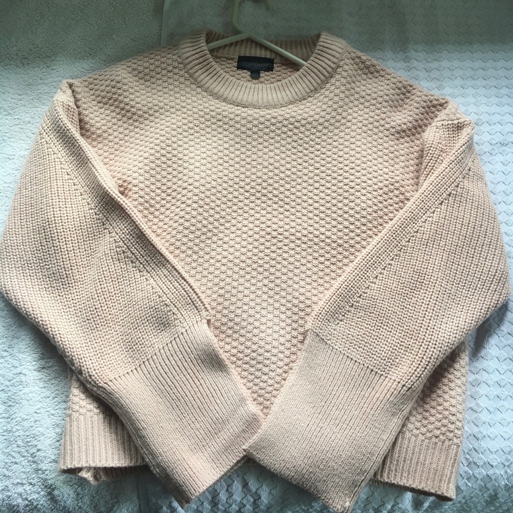 Light pink/nude  top shop sweater!